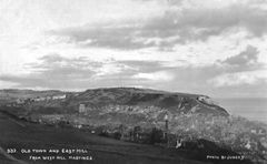 View over Old Town from West Hill c1909